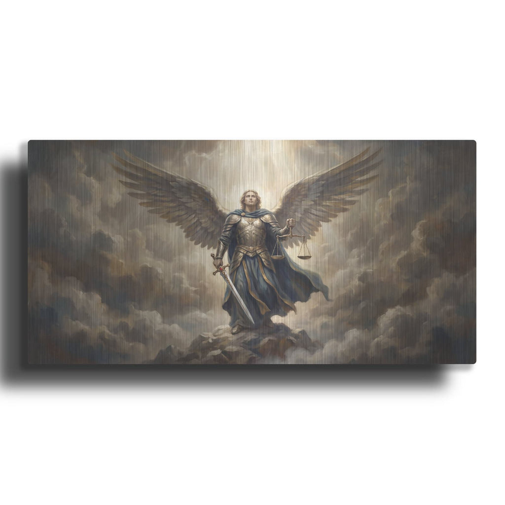 'Archangel Michael' by Veve – Metal Wall Art