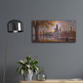 'Autumn in Chicago' by Veve – Metal Wall Art, 24x12 room view
