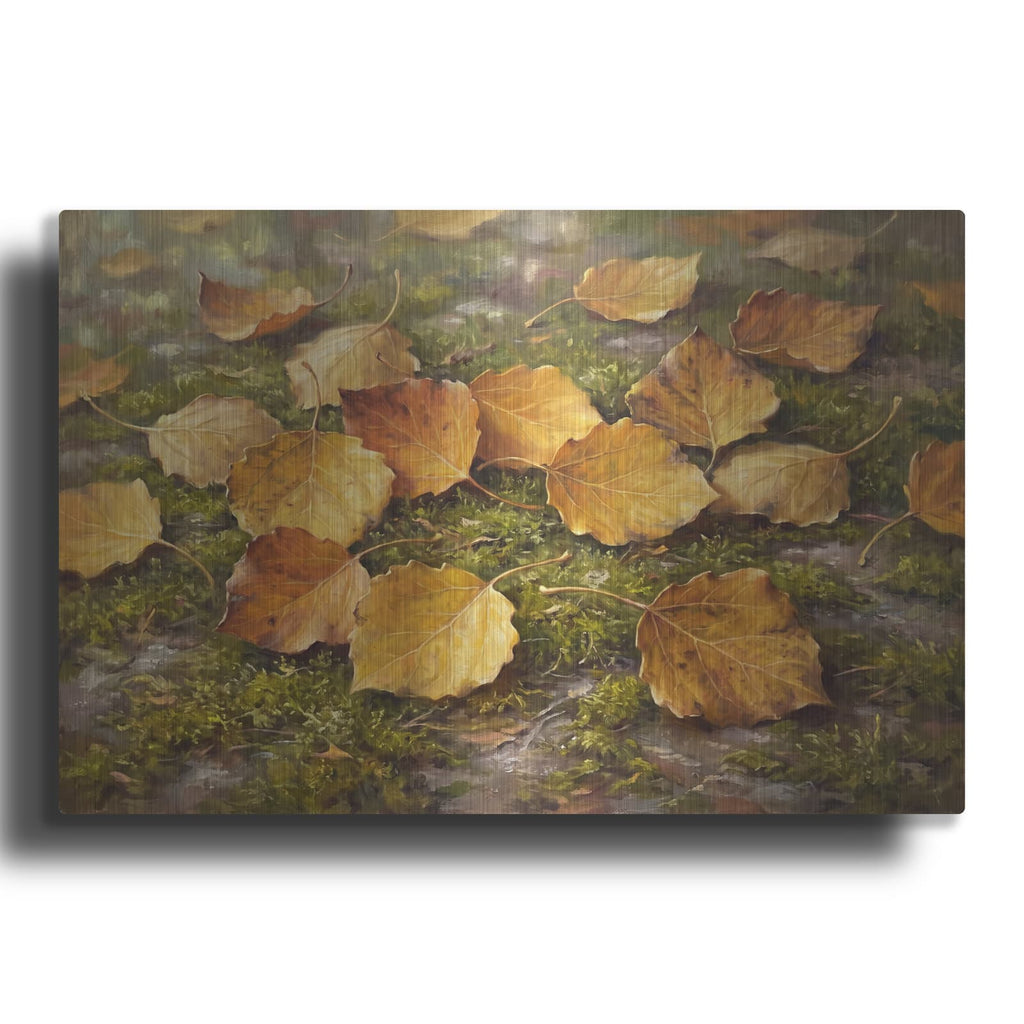 'Autumn’s Golden Touch' by Veve – Metal Wall Art