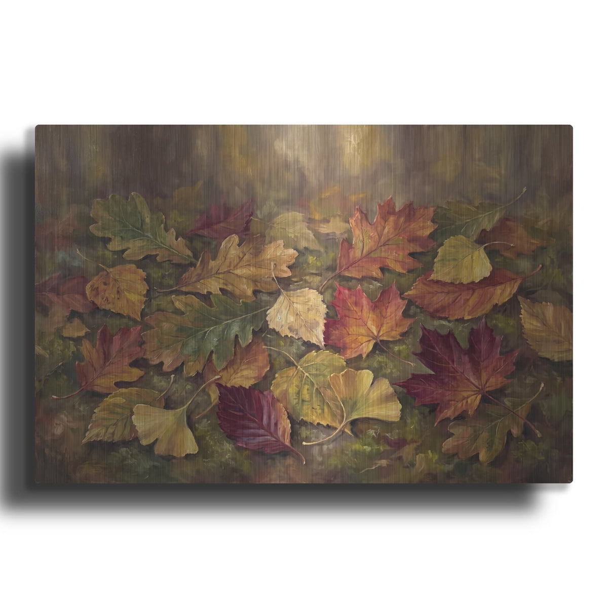 'Autumn’s Painted Palette' by Veve – Metal Wall Art