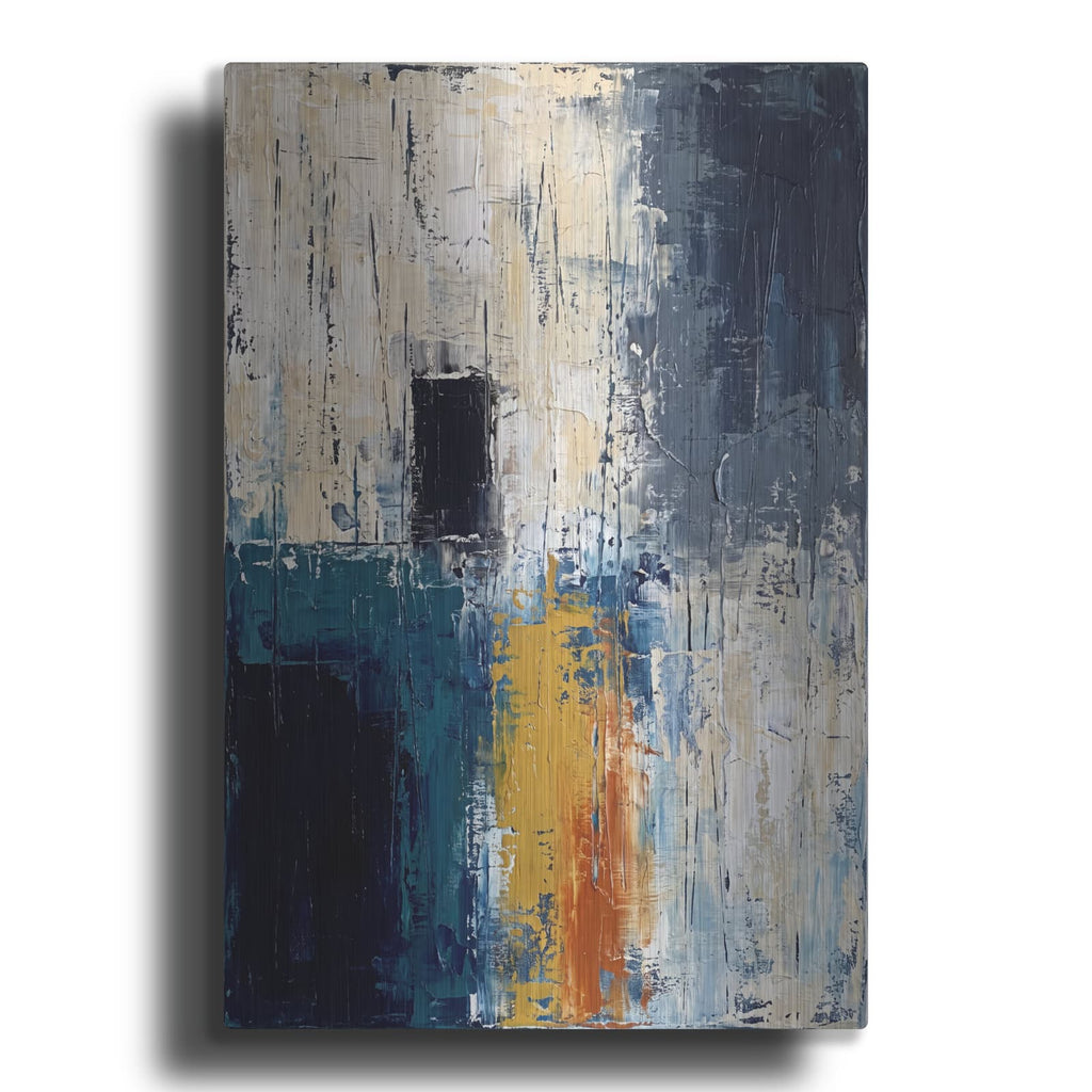 'Azure Ember' by Veve – Metal Wall Art