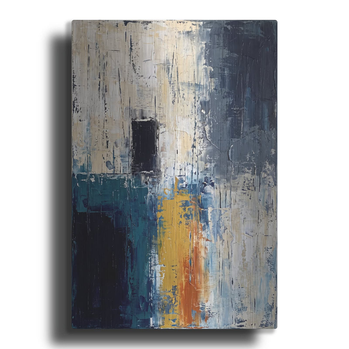 'Azure Ember' by Veve – Metal Wall Art