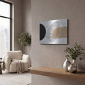 'Balanced Calm' by Veve – Metal Wall Art, 16x12 room view