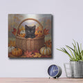 'Basket of Whiskers' by Veve – Metal Wall Art, 12x12 room view