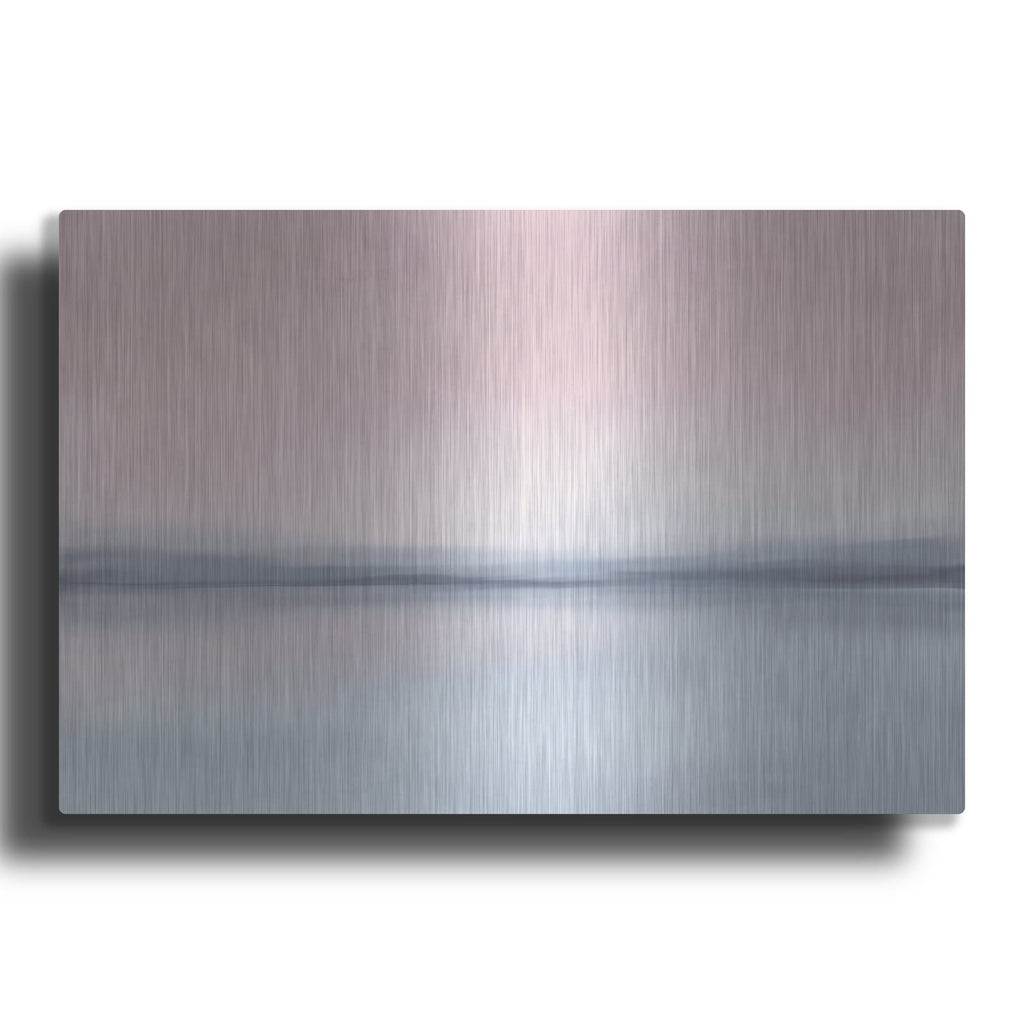 'Blush Horizon' by Veve – Metal Wall Art