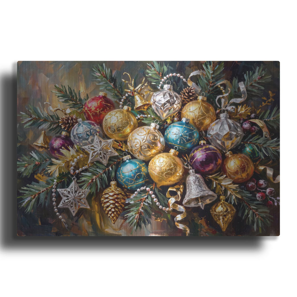 'Christmas Coming' by Veve – Metal Wall Art