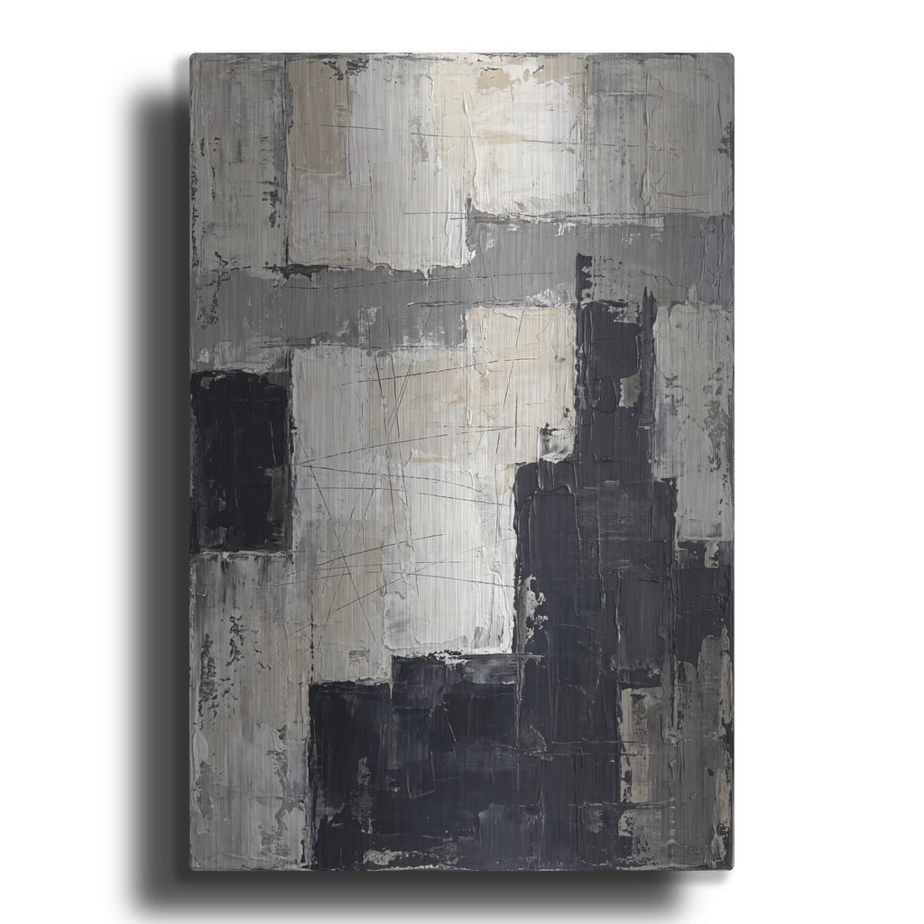 'Concrete Shadows' by Veve – Metal Wall Art