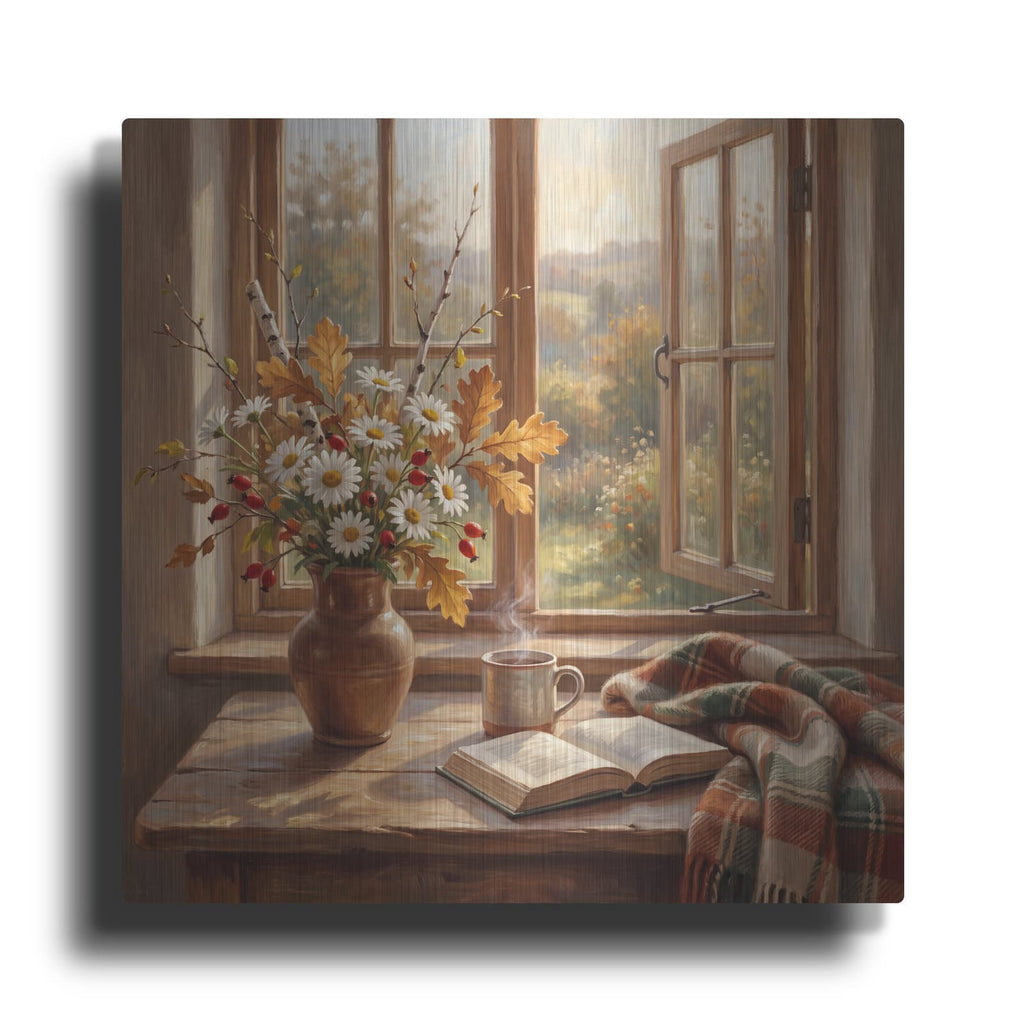 'Cozy October Morning (1)' by Veve – Metal Wall Art