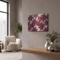 'Crimson' by Veve – Metal Wall Art, 16x12 room view