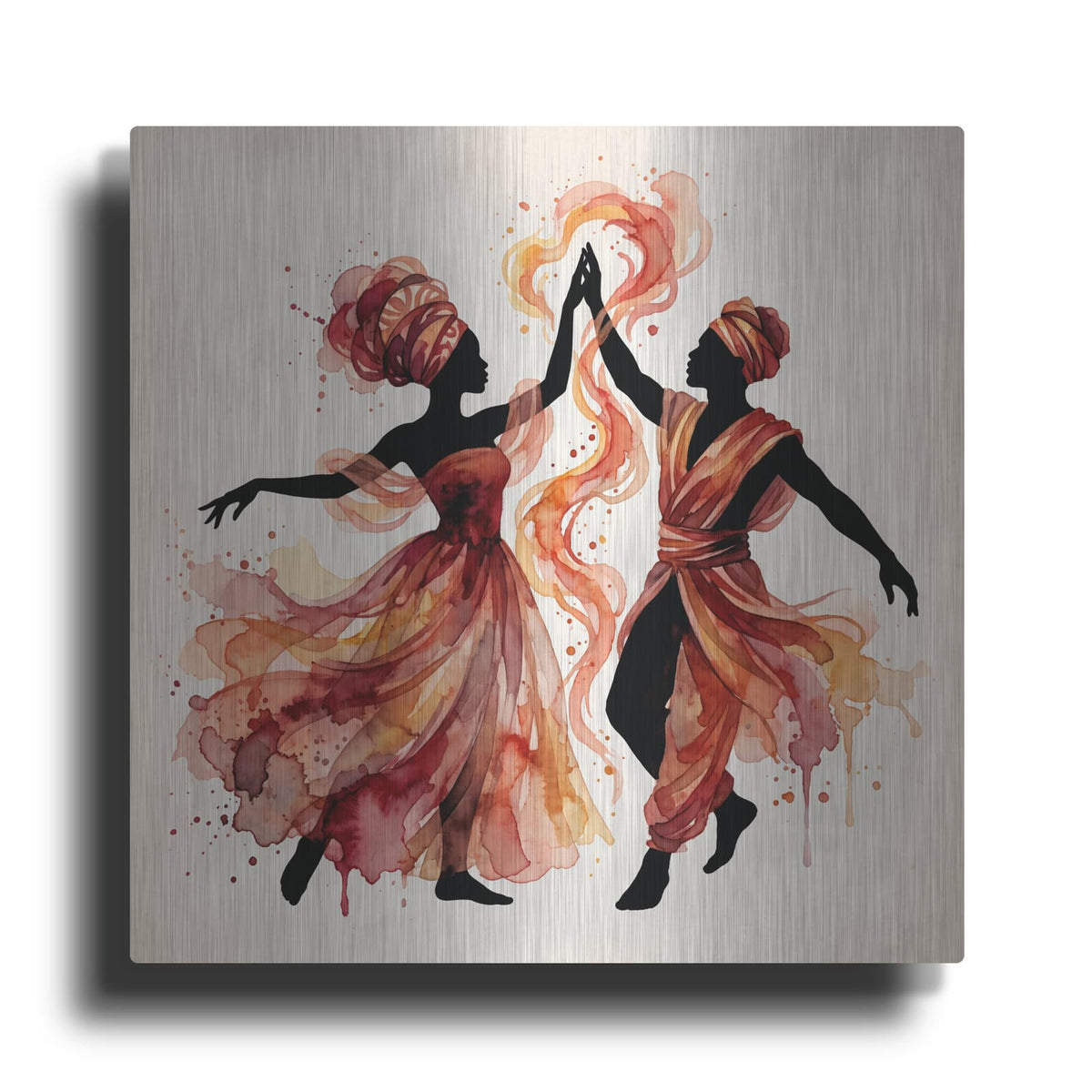 'Dance of the Heart' by Veve – Metal Wall Art
