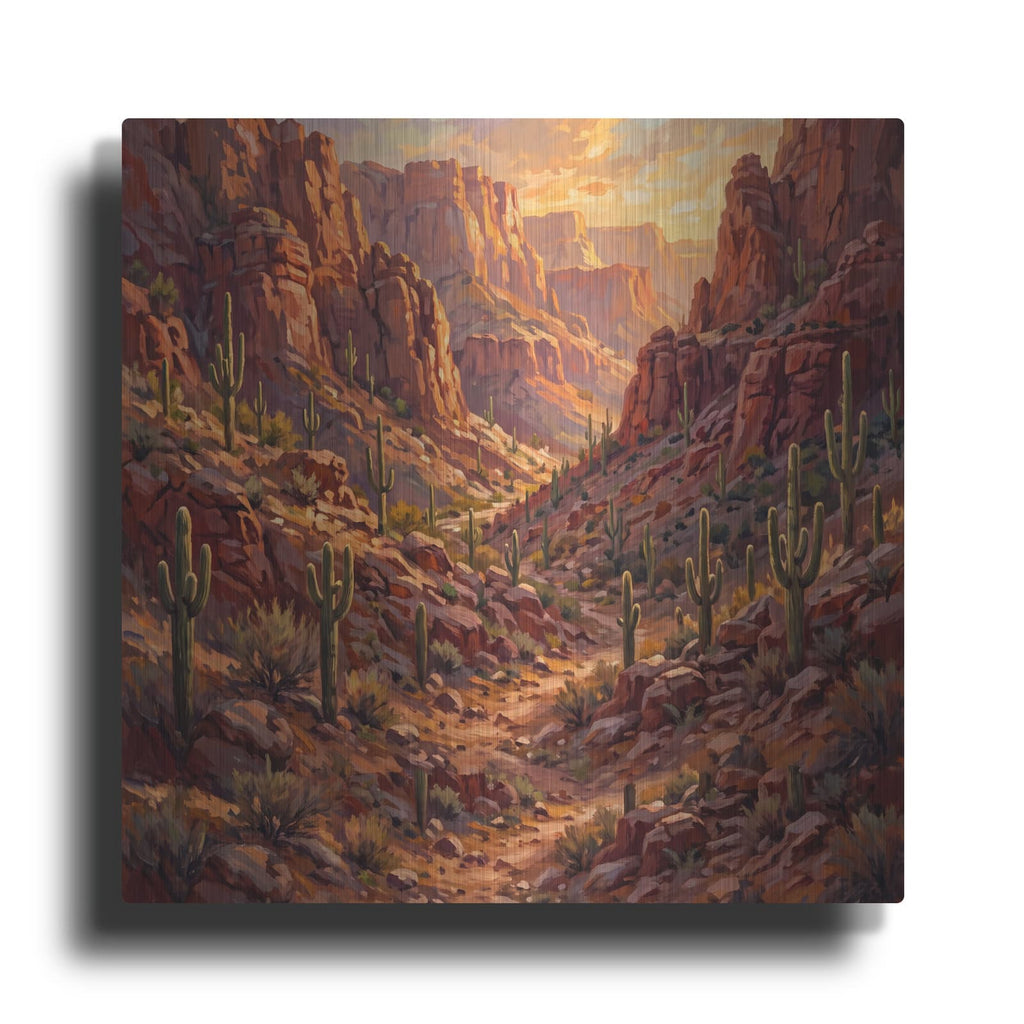 'Desert Canyon' by Veve – Metal Wall Art