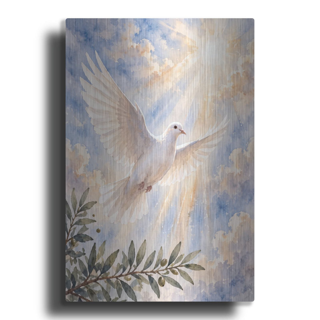 'Dove' by Veve – Metal Wall Art