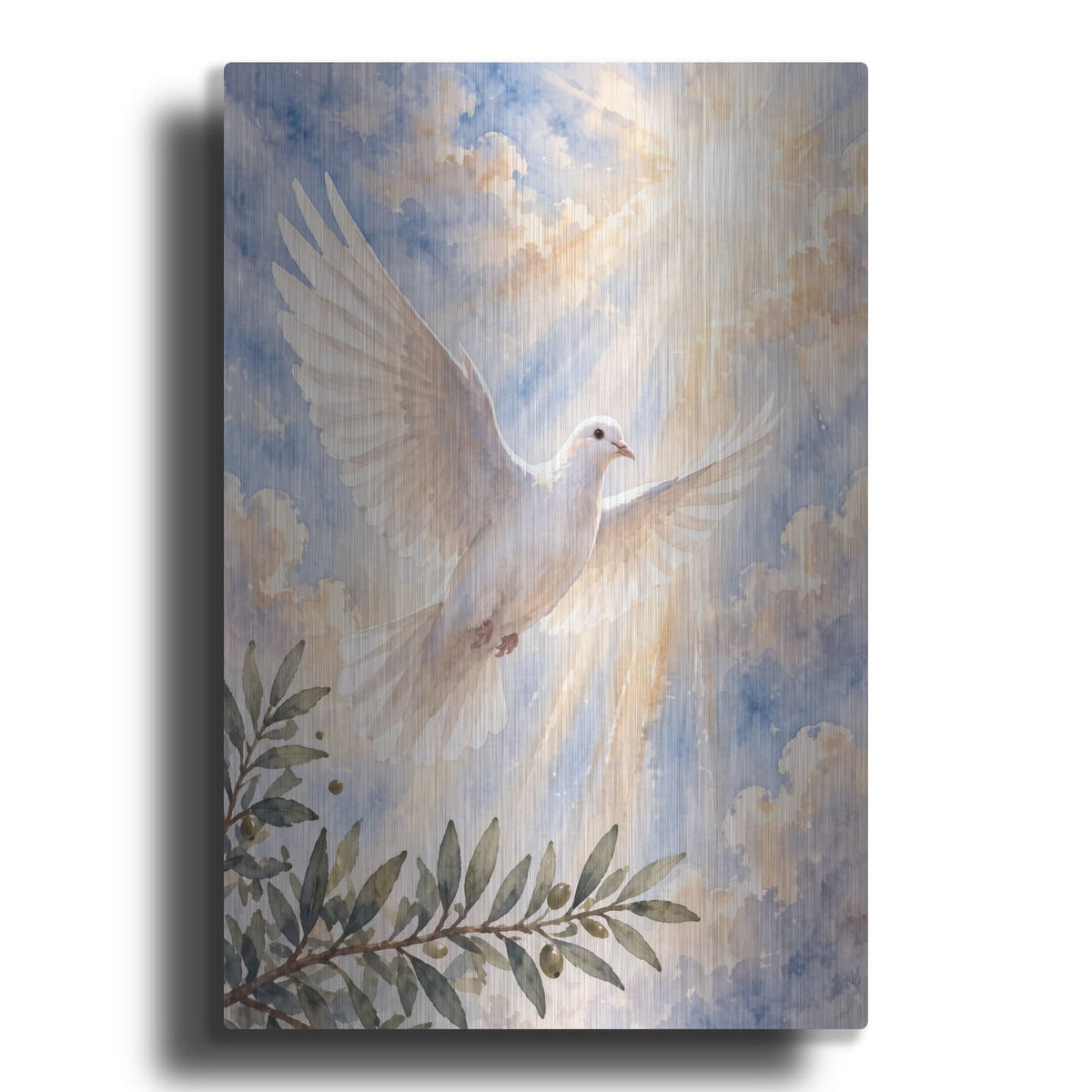 'Dove' by Veve – Metal Wall Art