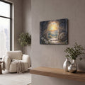 'Empty Tomb Sunrise' by Veve – Metal Wall Art, 16x12 room view