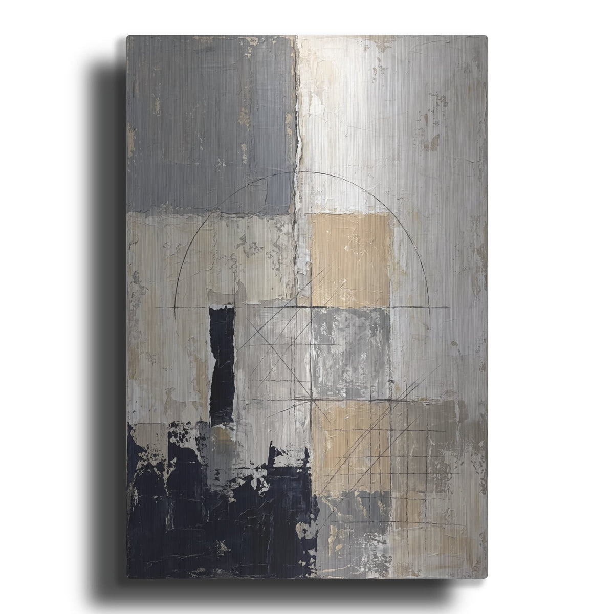 'Faint Orbit' by Veve – Metal Wall Art