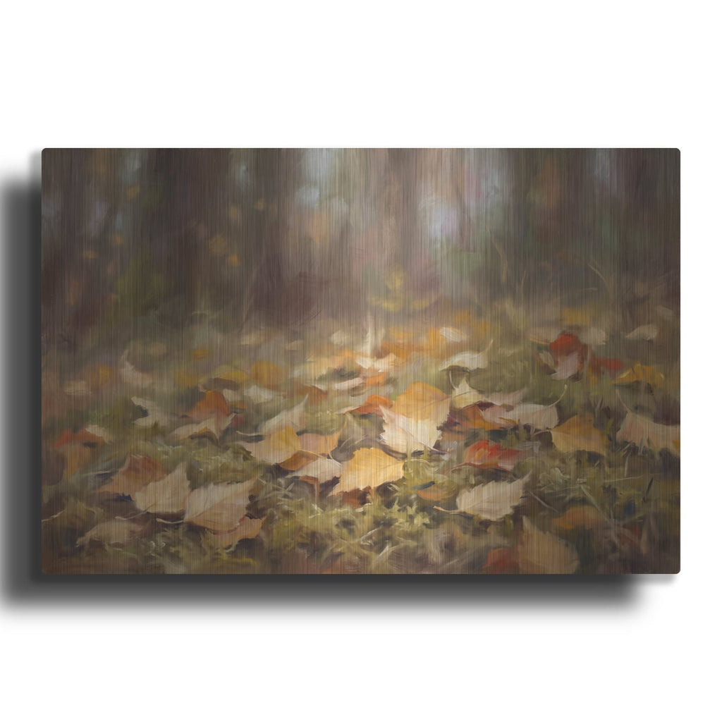 'Fallen Gold' by Veve – Metal Wall Art