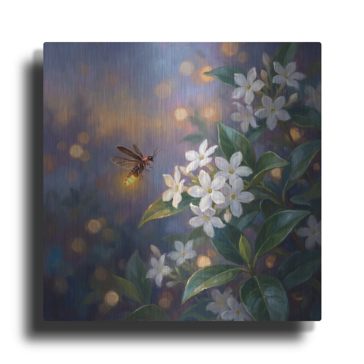 'Firefly and Jasmine' by Veve – Metal Wall Art