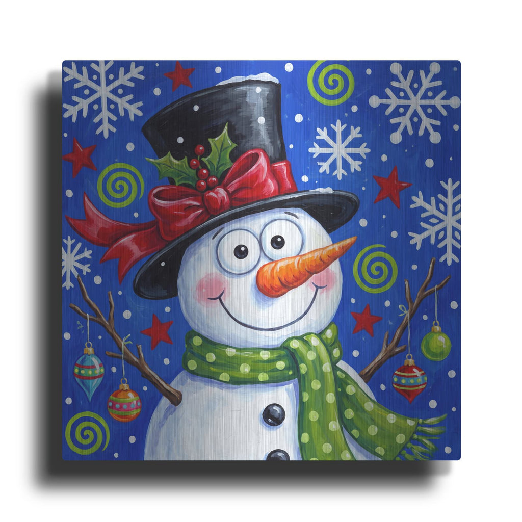 'Frosty's Top Hat' by Veve – Metal Wall Art