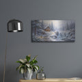 'Frozen Waterfall' by Veve – Metal Wall Art, 24x12 room view