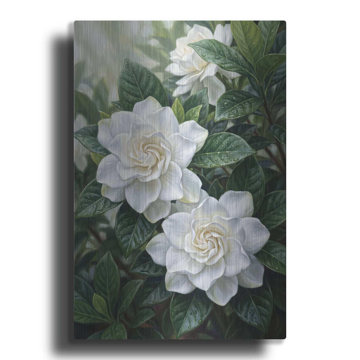 'Gardenia' by Veve – Metal Wall Art