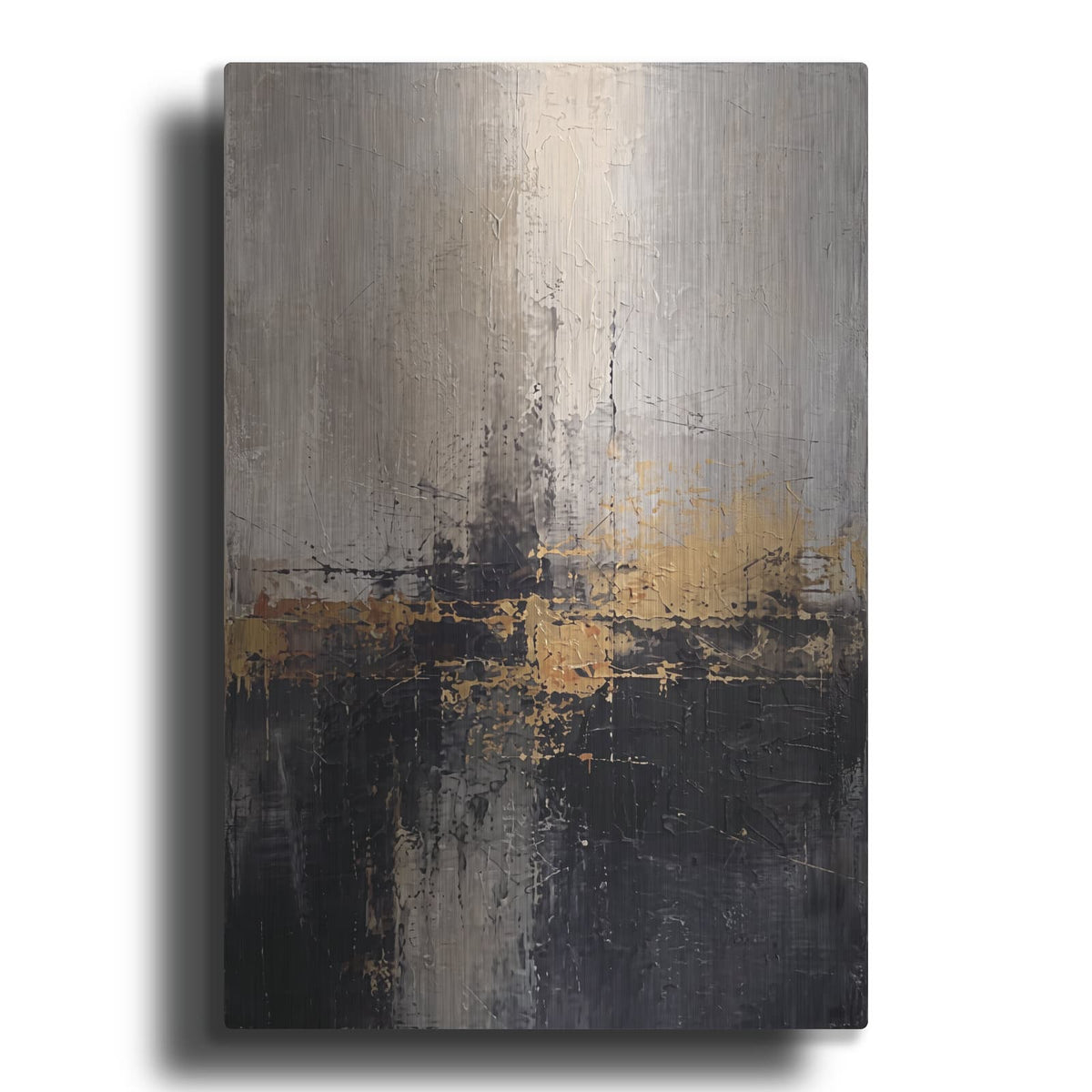 'Gilded Horizon' by Veve – Metal Wall Art