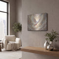 'Golden Dove' by Veve – Metal Wall Art, 16x12 room view