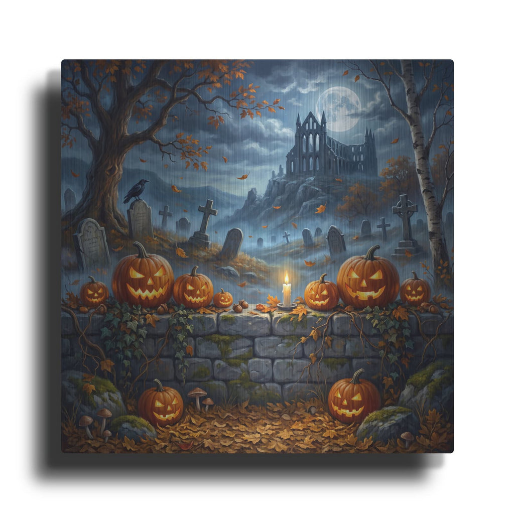 'Graveyard Glow' by Veve – Metal Wall Art