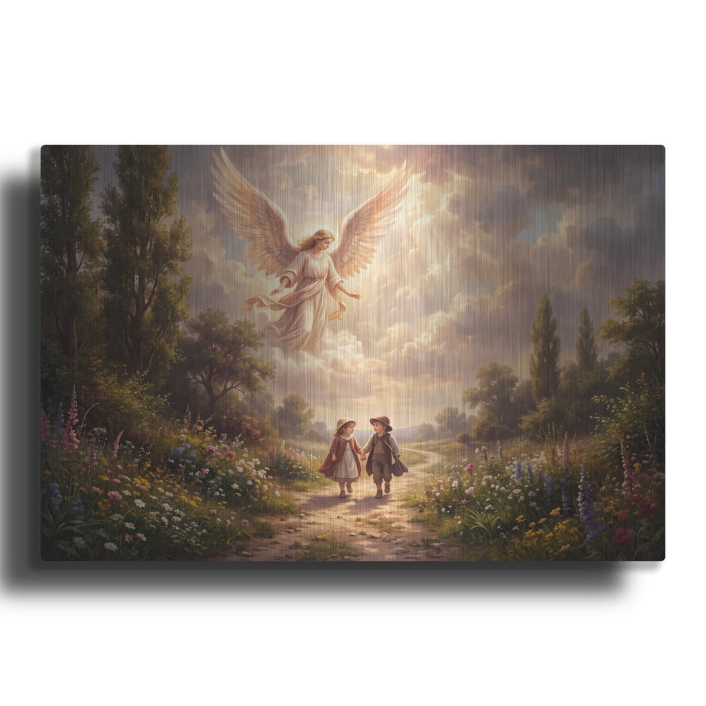 'Guardian Angel' by Veve – Metal Wall Art