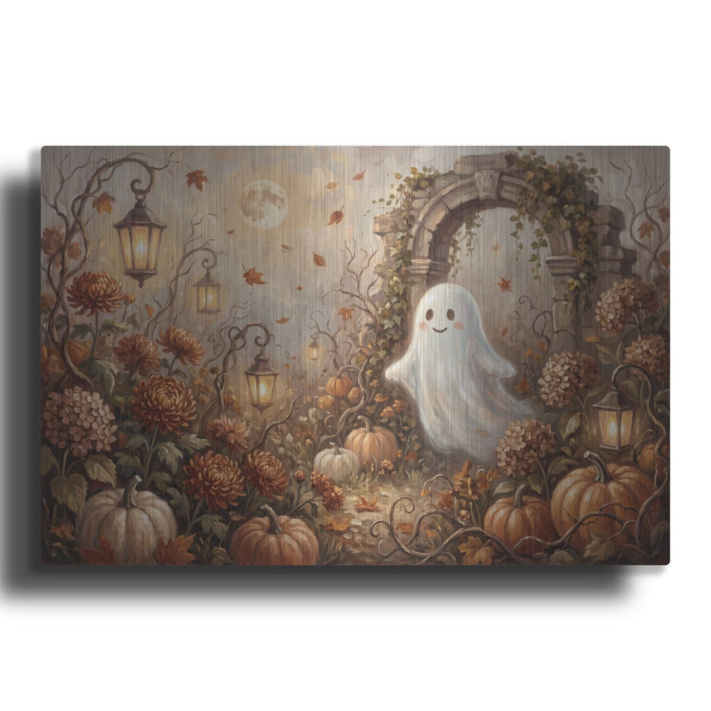 'Halloween Flowers' by Veve – Metal Wall Art