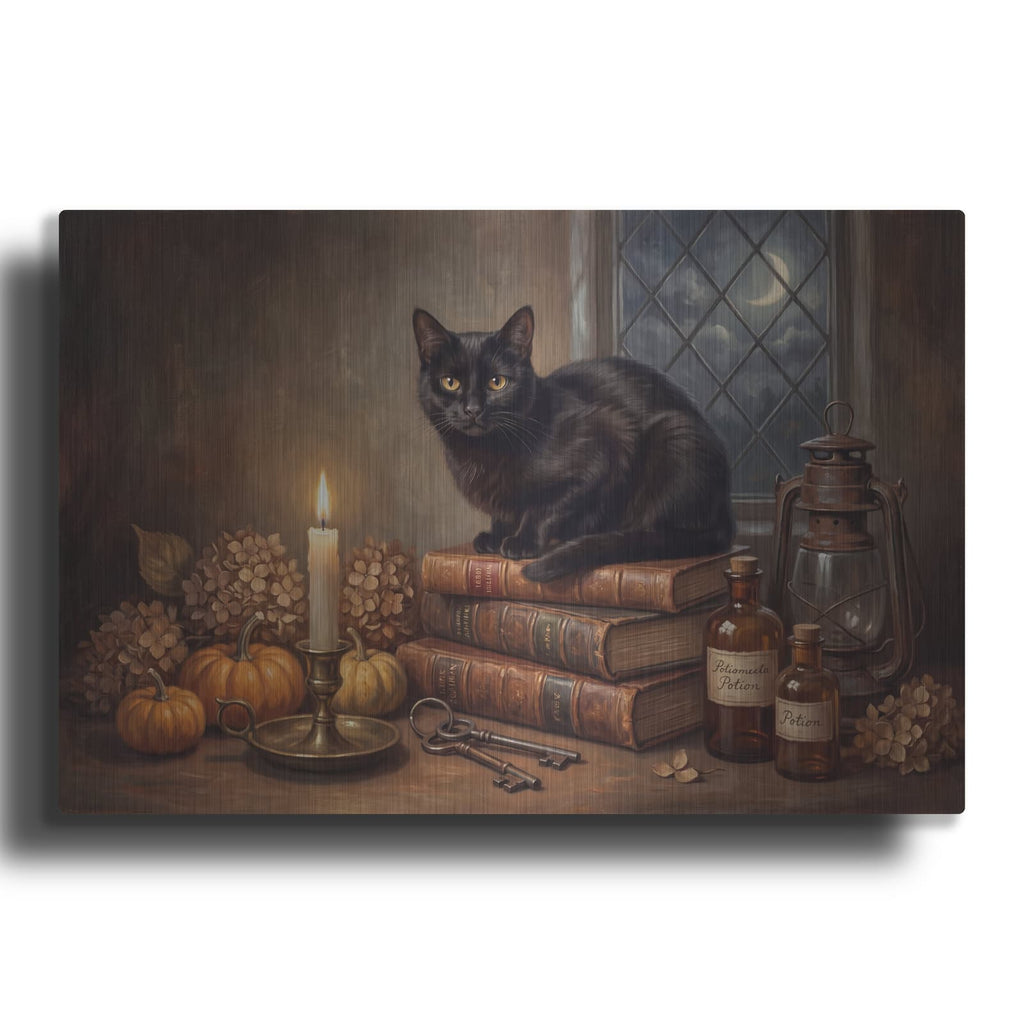 'Halloween Midnight Alchemy' by Veve – Metal Wall Art