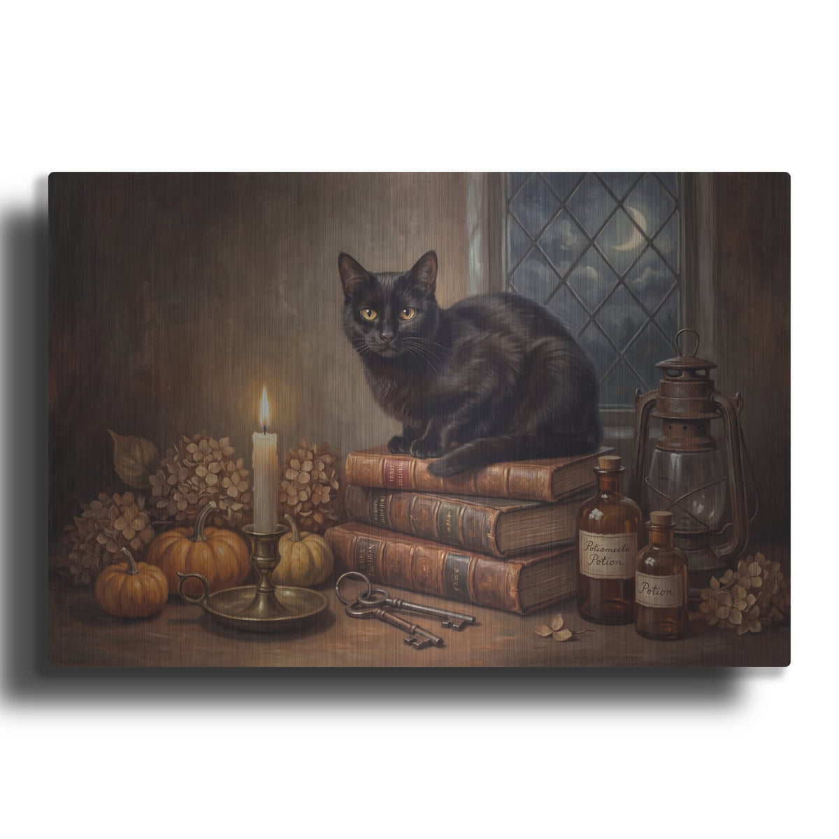 'Halloween Midnight Alchemy' by Veve – Metal Wall Art