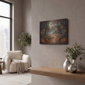 'Halloween Pumpkin Path' by Veve – Metal Wall Art, 16x12 room view