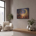 'Halloween Pumpkin Tree' by Veve – Metal Wall Art, 16x12 room view