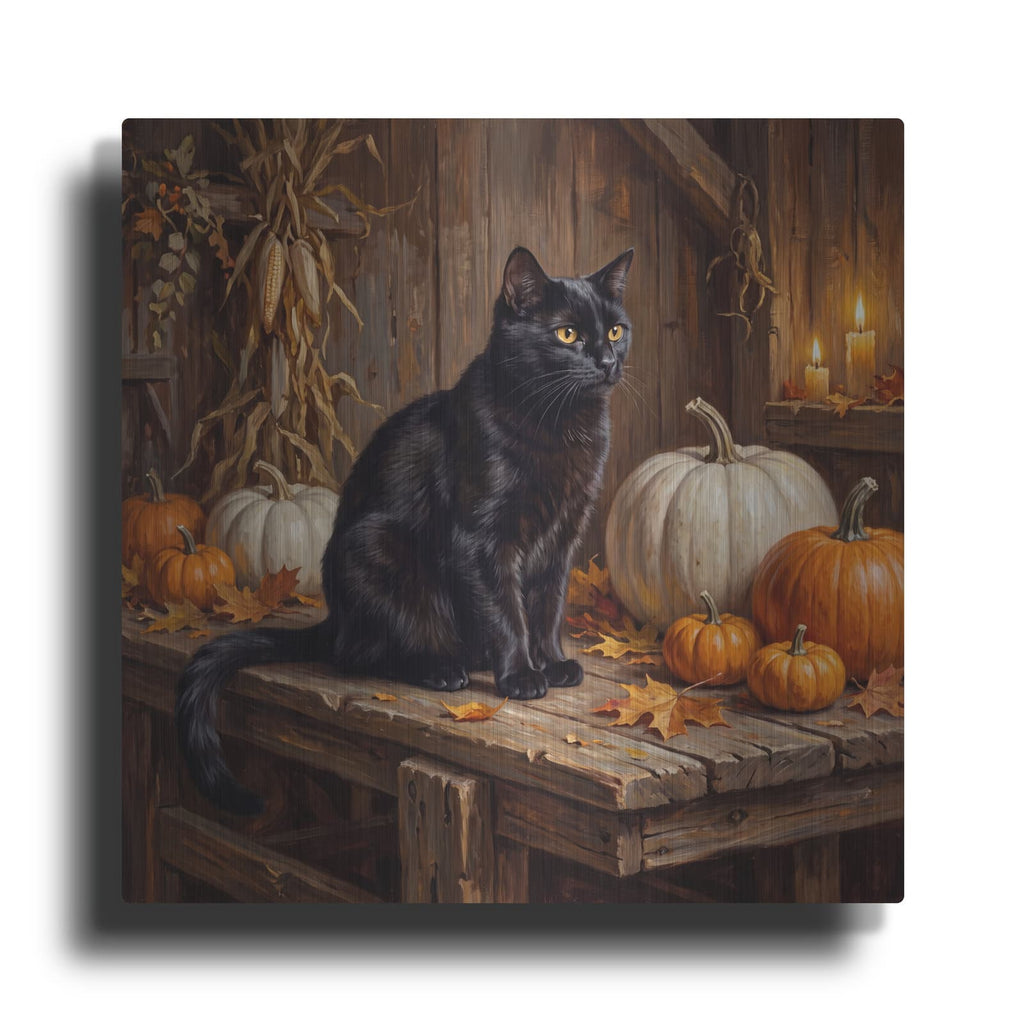 'Harvest Table Whispers' by Veve – Metal Wall Art
