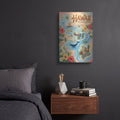 'Hawaii The Aloha State' by Veve – Metal Wall Art, 12x16 room view
