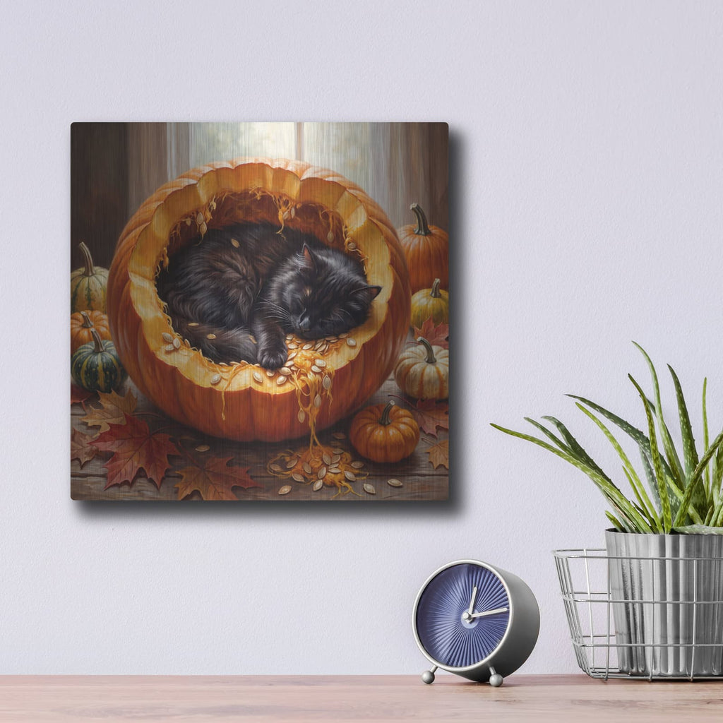 'Hollow Hideaway' by Veve – Metal Wall Art, 12x12 room view