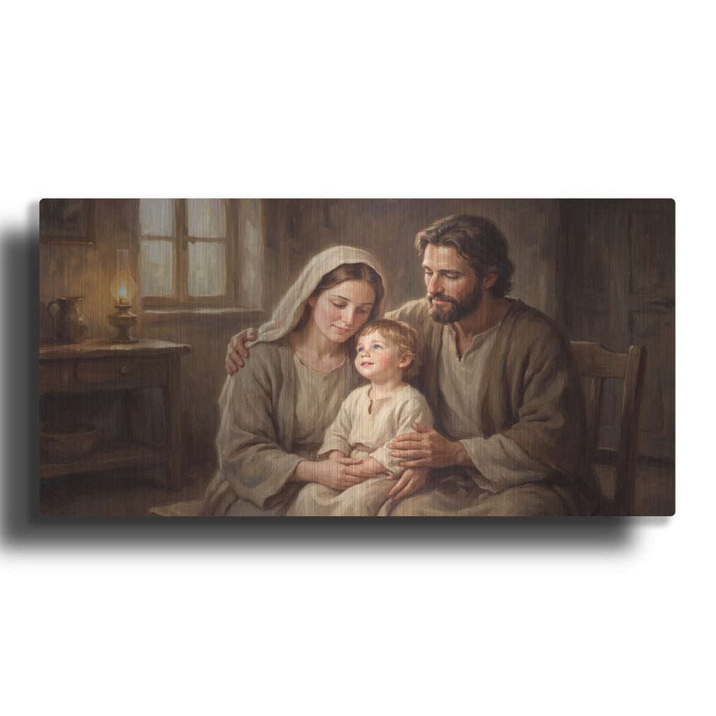 'Holy Family' by Veve – Metal Wall Art