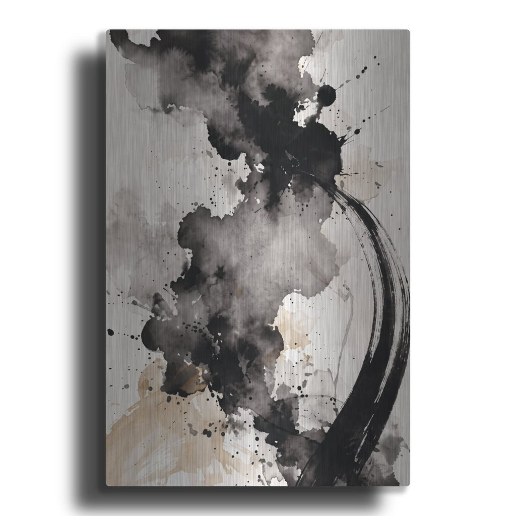 'Ink Serenity' by Veve – Metal Wall Art