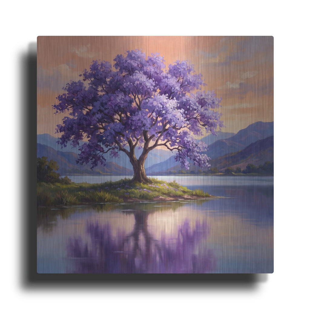 'Jacaranda Dreams' by Veve – Metal Wall Art