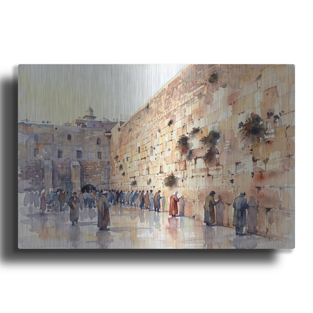 'Jerusalem Western Wall' by Veve – Metal Wall Art