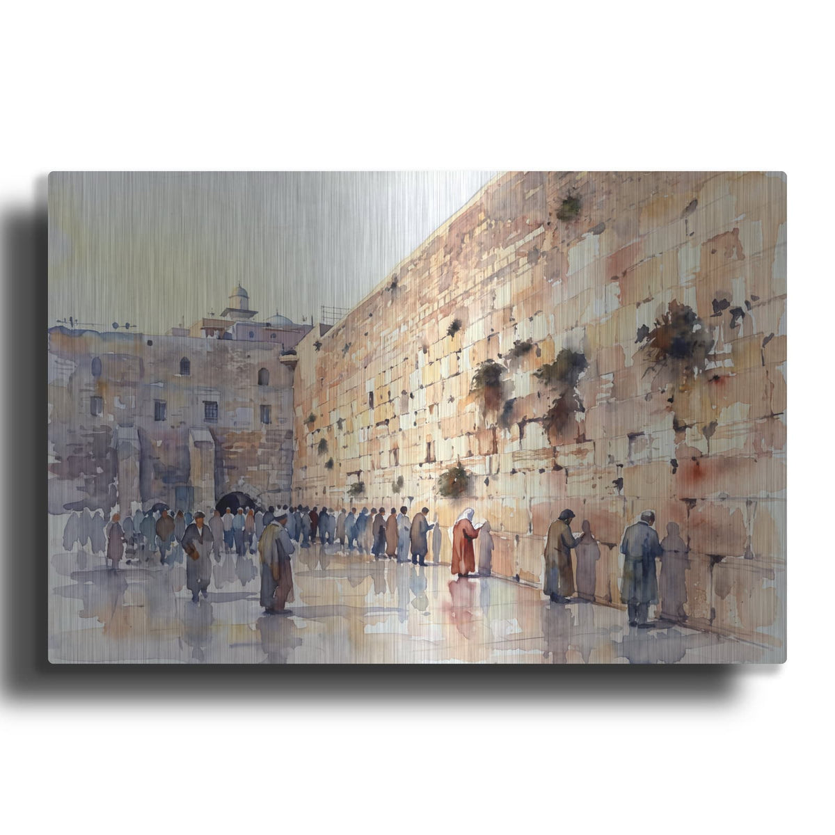 'Jerusalem Western Wall' by Veve – Metal Wall Art