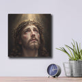 'Jesus Christ Portrait' by Veve – Metal Wall Art, 12x12 room view