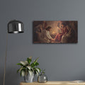 'Jesus Washing Peter's Feet' by Veve – Metal Wall Art, 24x12 room view