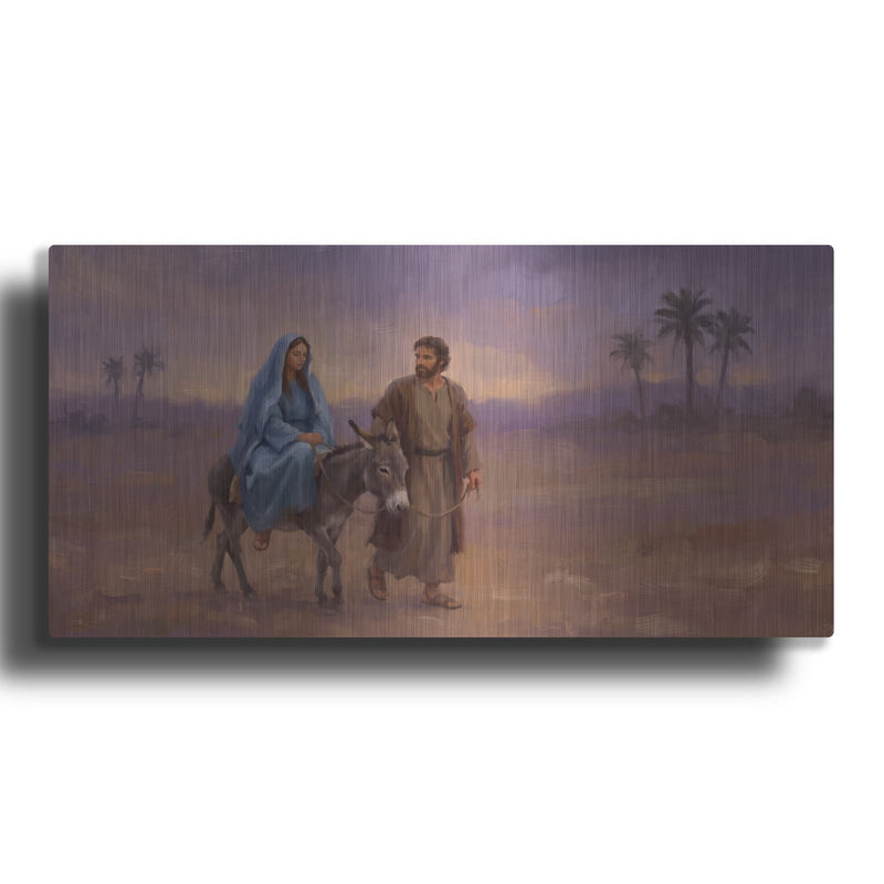 'Journey to Bethlehem' by Veve – Metal Wall Art