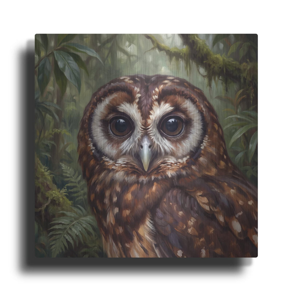 'Jungle Owl' by Veve – Metal Wall Art