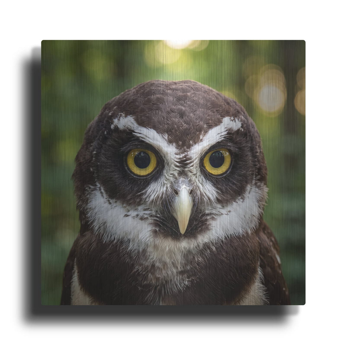 'Jungle Spectacles Owl' by Veve – Metal Wall Art