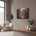 'Little Halloween Ghost' by Veve – Metal Wall Art, 16x12 room view