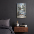 'Maine The Pine Tree State I' by Veve – Metal Wall Art, 12x16 room view