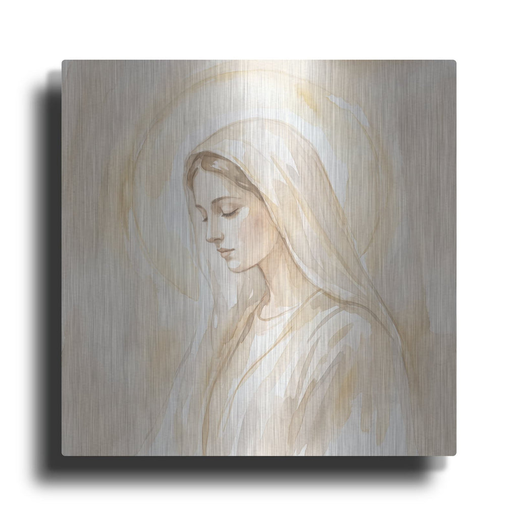 'Mary Portrait' by Veve – Metal Wall Art