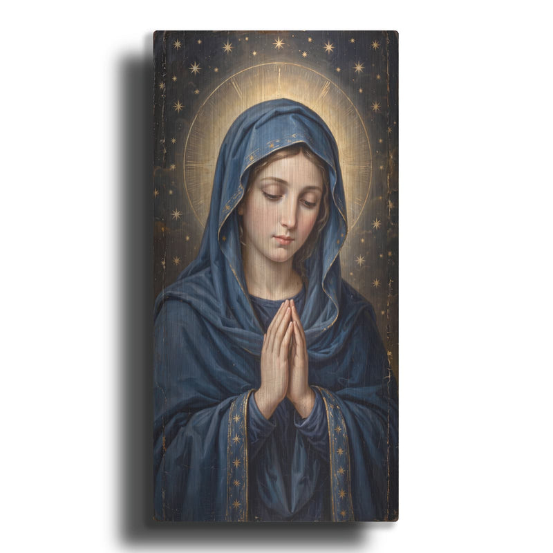 'Mary Prayer' by Veve – Metal Wall Art